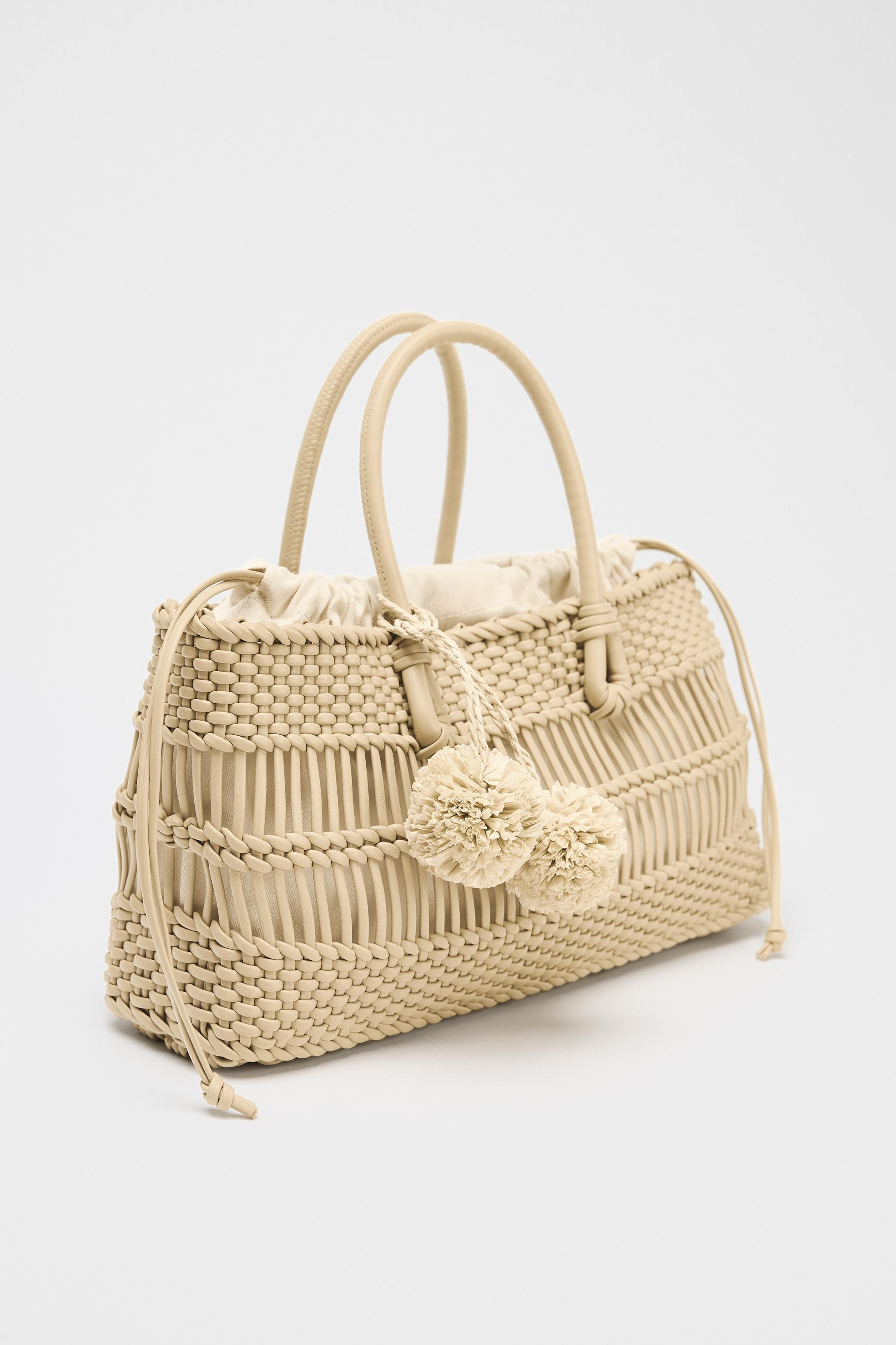 HANDTASCHE MIT ZOPFMUSTER | Zara DE