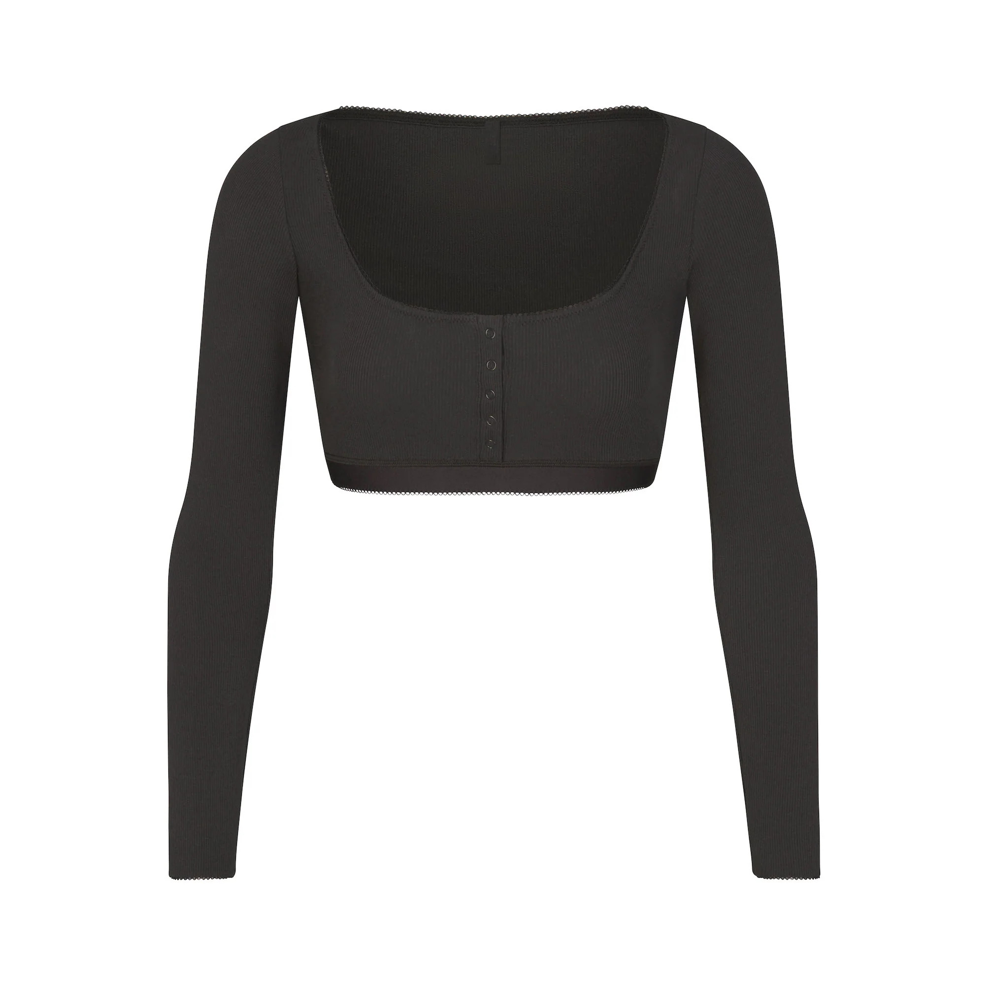 PICOT SUPER CROPPED HENLEY | SKIMS (US)