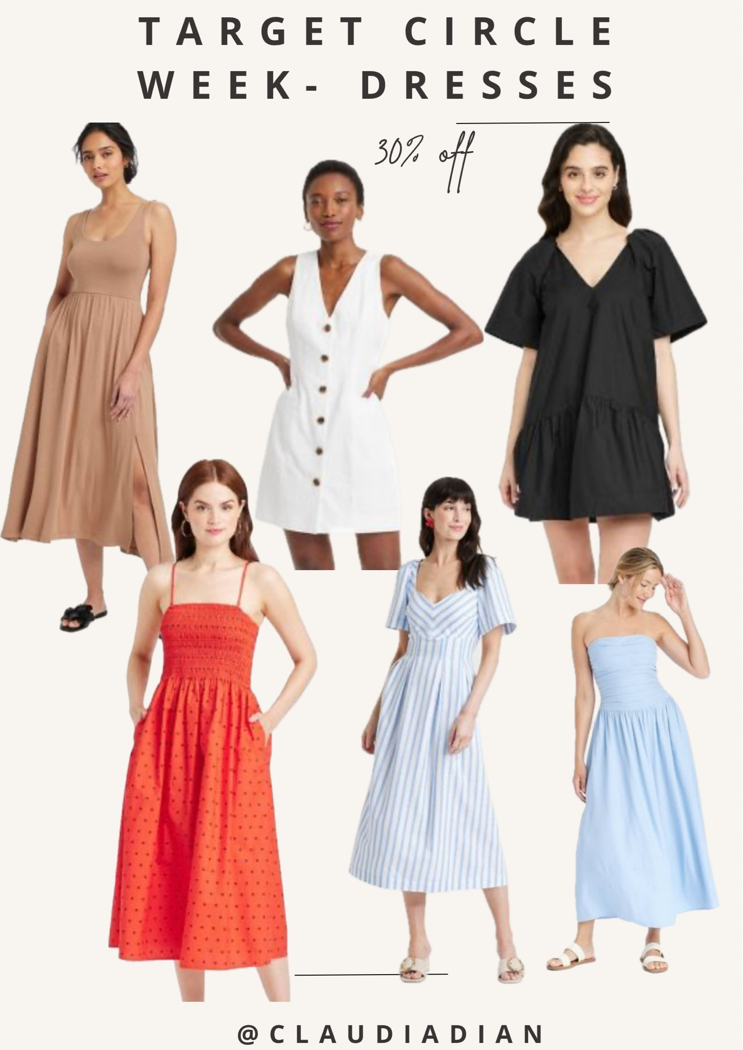 Target Circle Week Sale
30% off all Women’s Dress
#dresses #summerdress #casual #target #targetdeals

#LTKSaleAlert #LTKFindsUnder50 #LTKSummerSales