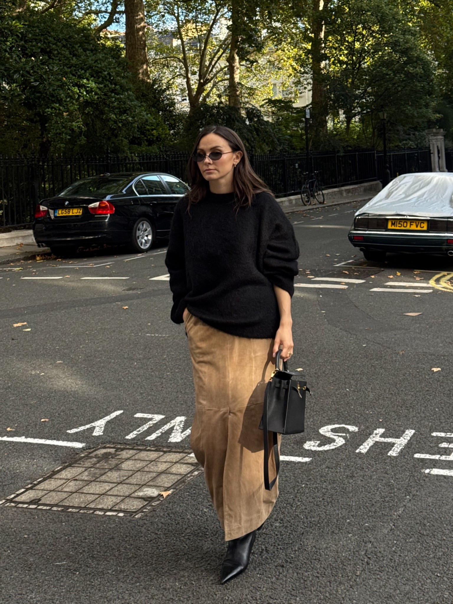 Mohair jumper, suede skirt, suede trend, autumn outfit, workwear outfit, workwear skirt, highstreet finds, highstreet outfit, highstreet fashion, black jumper, pencil skirt 

#LTKworkwear #LTKautumn #LTKeurope