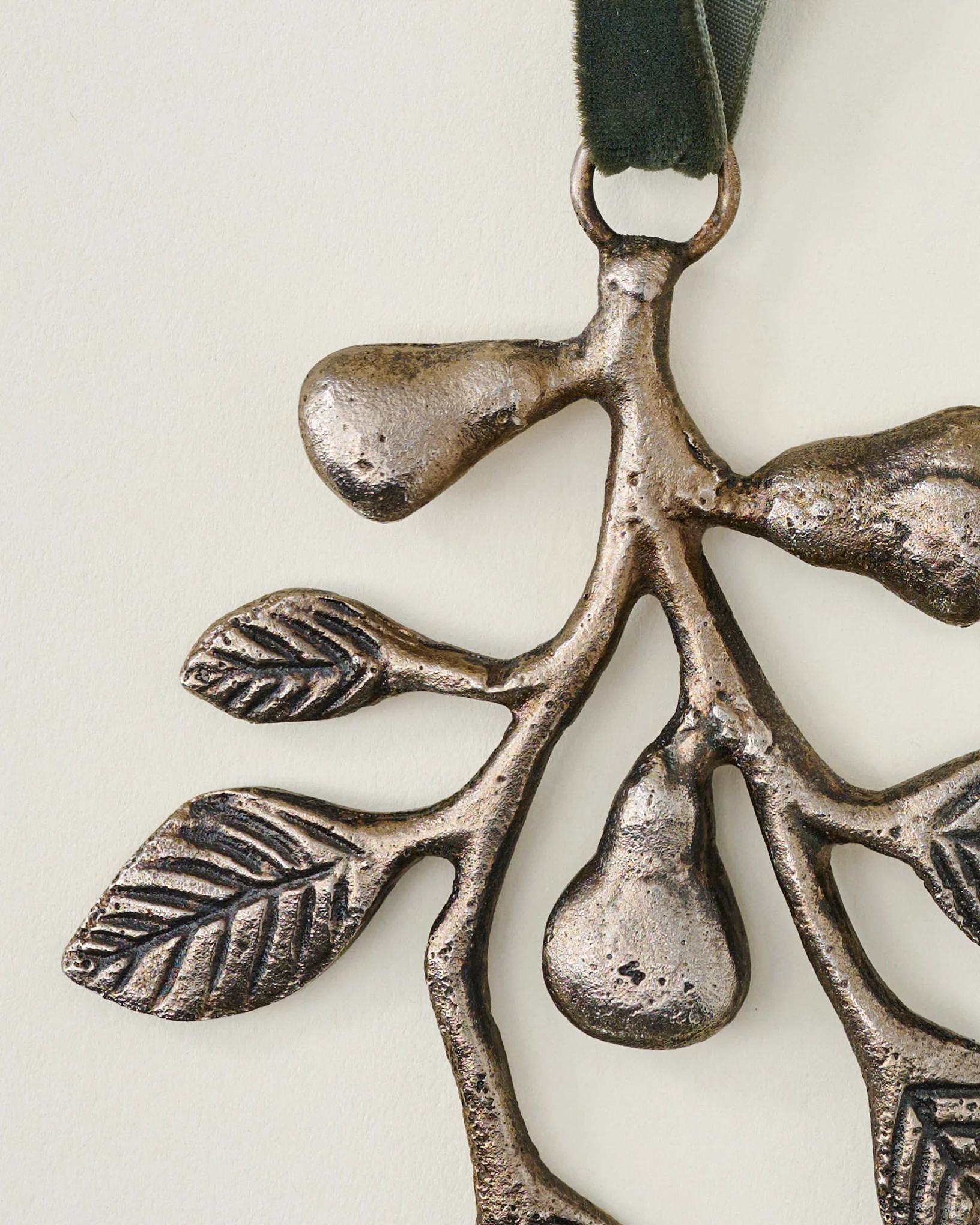 Pewter Pear Drop Ornament | Magnolia