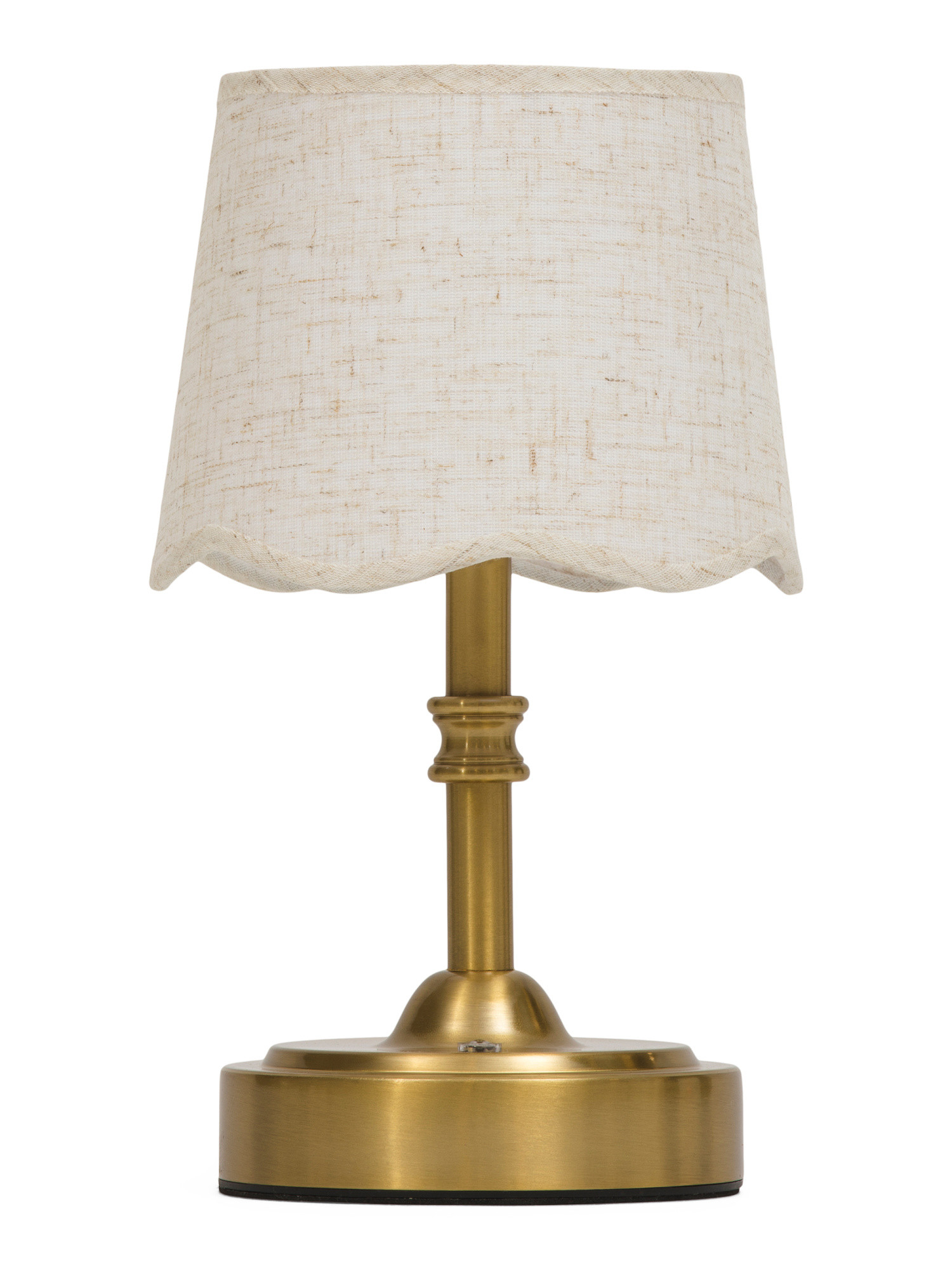 10in Rechargeable Wavy Fabric Shade Task Lamp | TJ Maxx