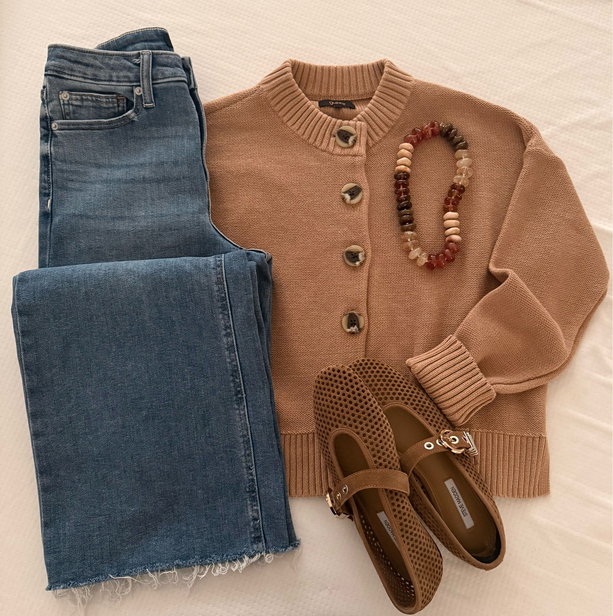 This is the perfect fall outfit. I love the quality and organic cotton of the jeans and cardigan, both from Quince. 



Fall cardigan, organic cardigan, quince cardigan, wide leg jeans, fall flats 
#quince

Fall Outfit | Home Refresh | Back to School | Sneakers
fall outfits women
wedding guest dress summer
country concert outfits
business casual workwear
date night outfits
fall wedding guest dresses
teacher outfits
concert outfit ideas
fall decor
travel outfits

#LTKSeasonal #LTKWorkwear #LTKSaleAlert