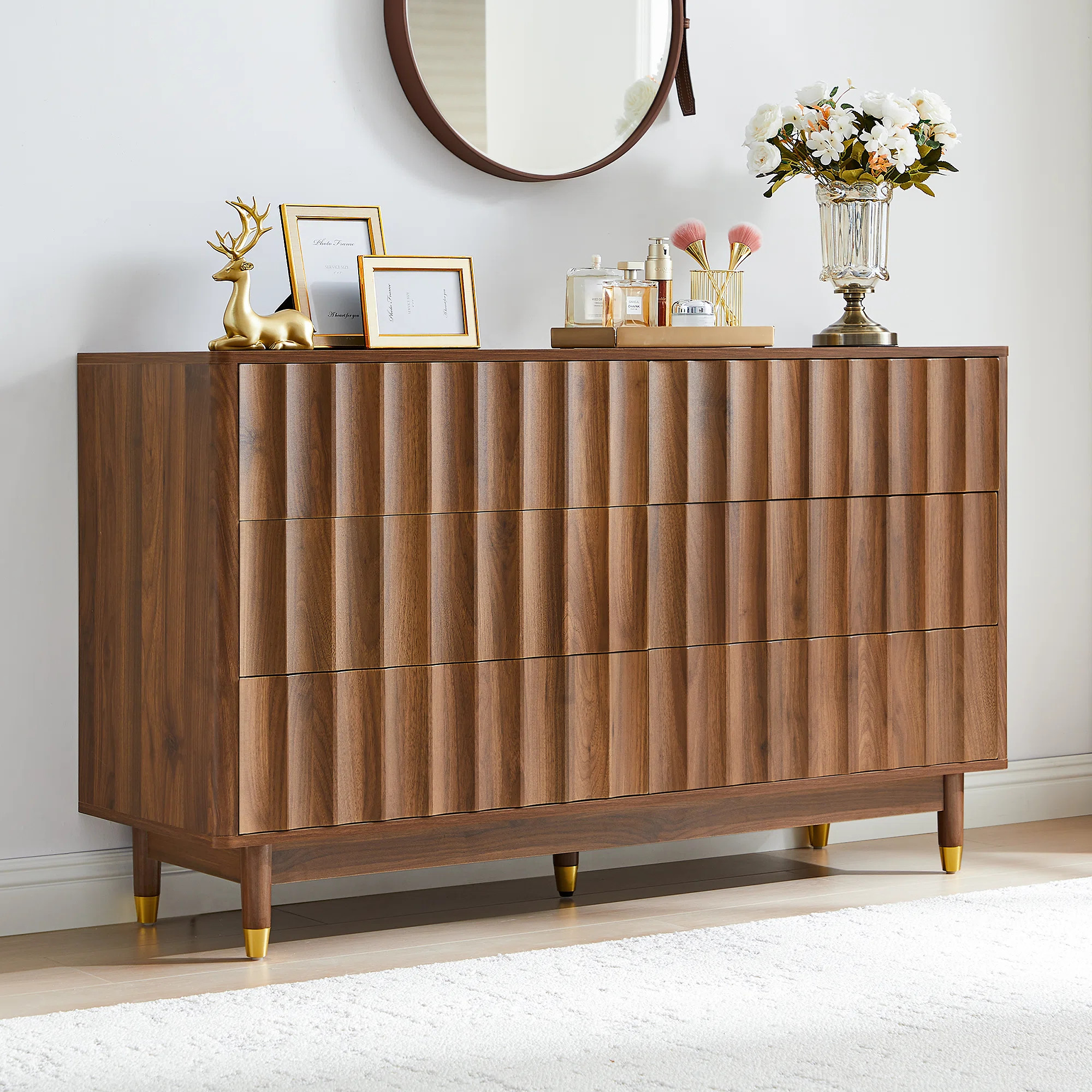 Silvena 6-Drawer Double Dresser | Wayfair North America