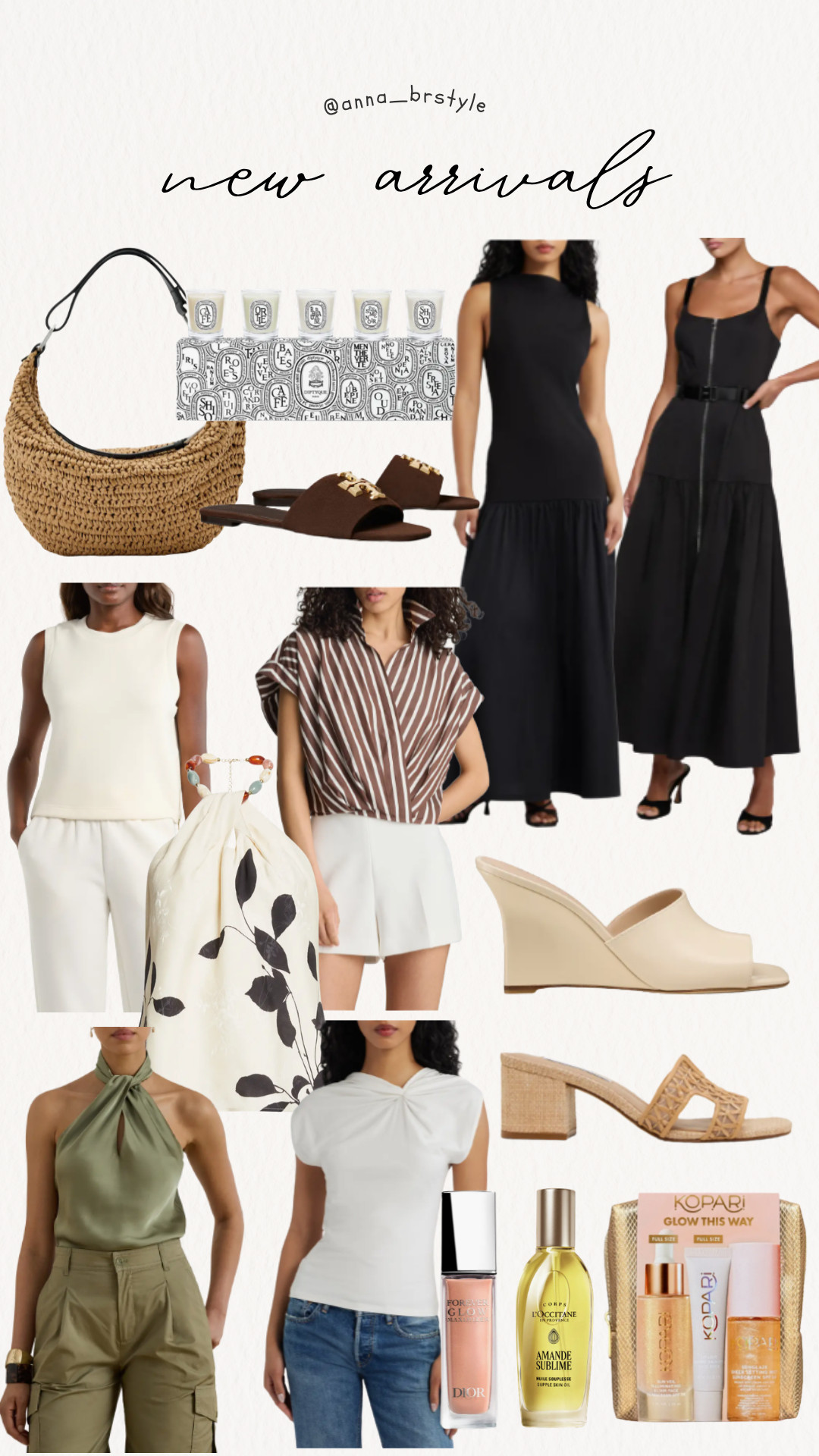 Nordstrom new arrivals, summer chic sandals, summer tops, black maxi dress, minimalist fashion, minimalist clothing, annabrstyle 

 #LTKselfcare #LTKOver40 #LTKBeauty