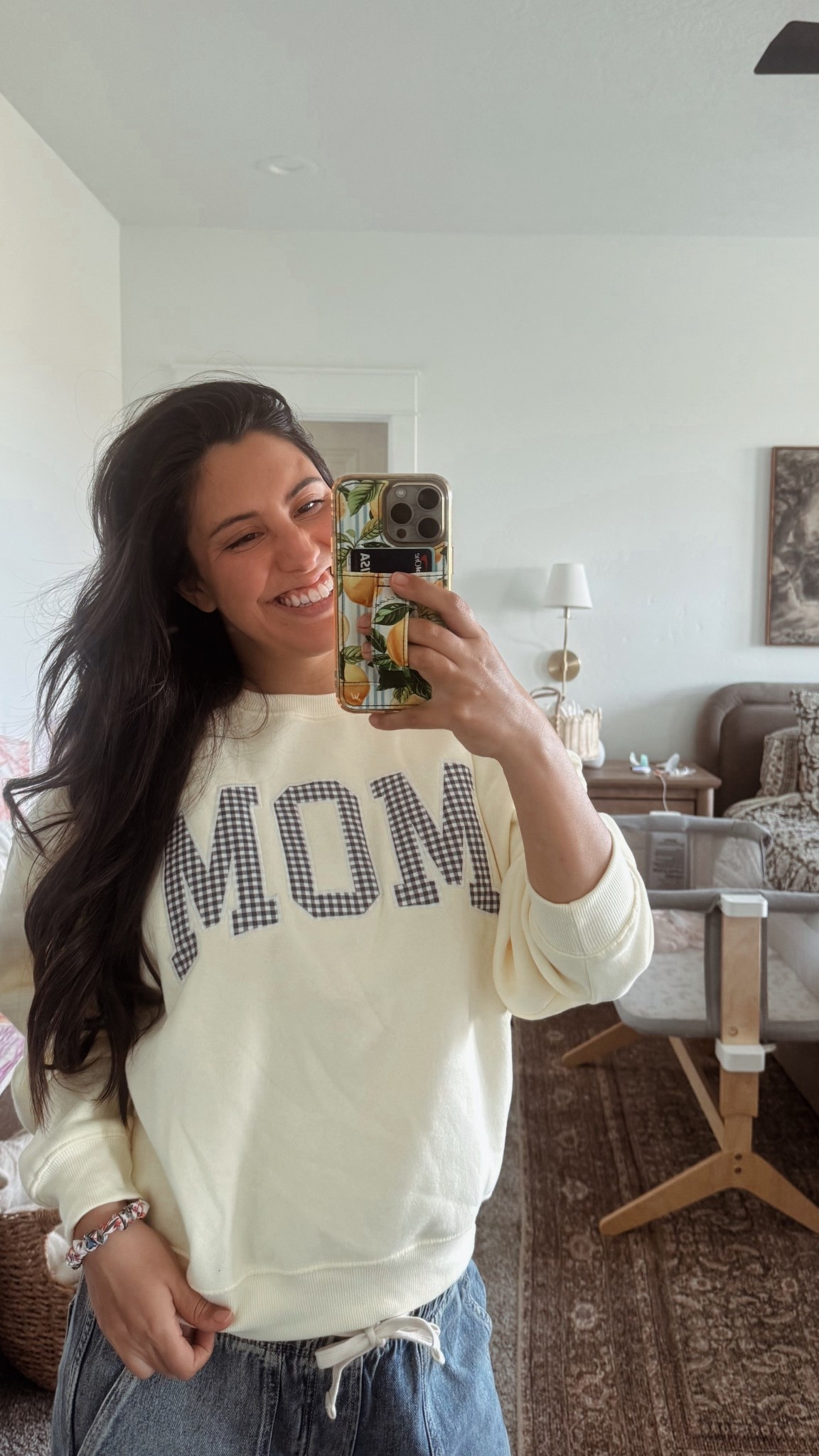 New Mother’s Day line at target is so good! Obsessed with this butter yellow crewneck with the gingham mom details! 

#LTKootd #LTKmomlife #LTKSaleAlert