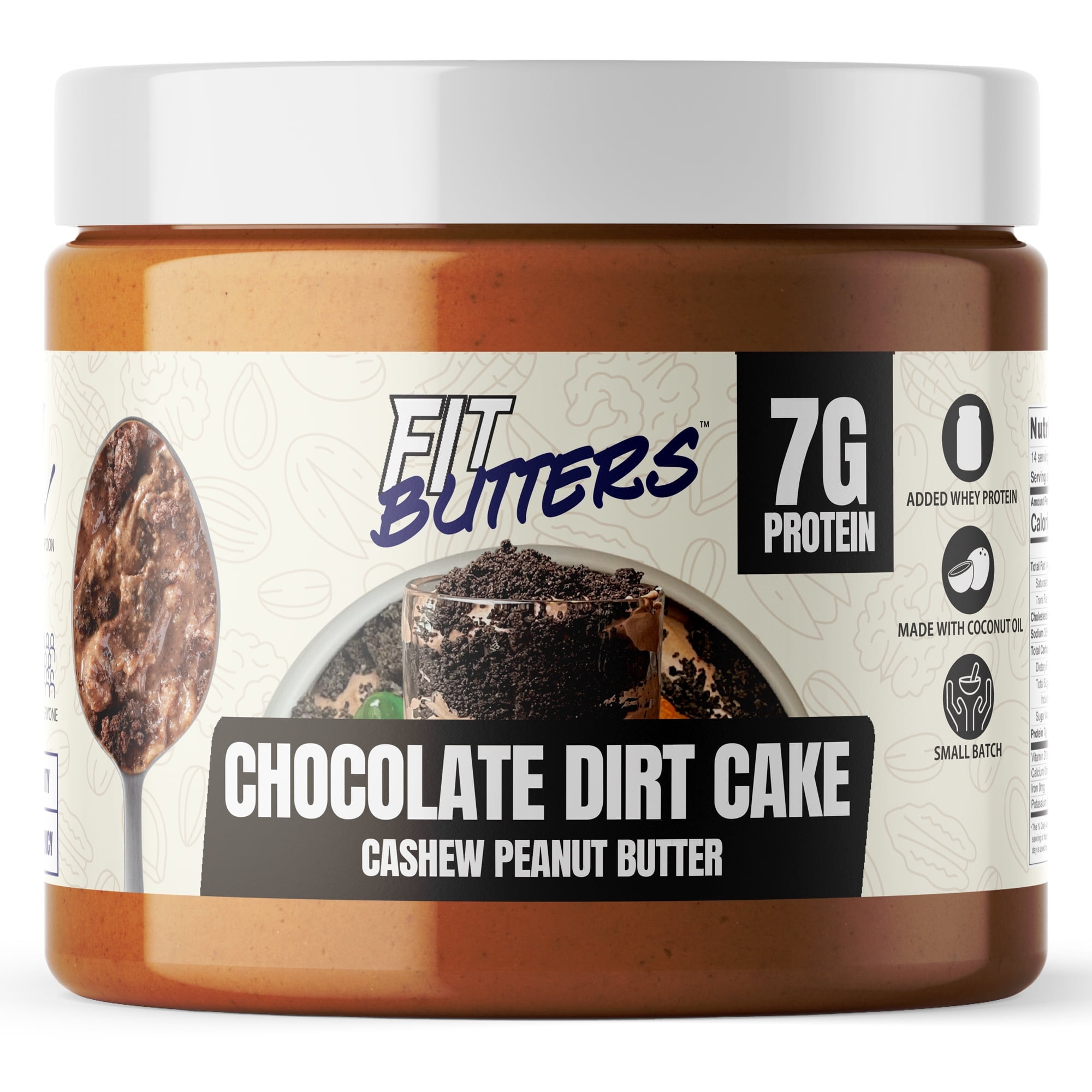 Fit Butters Chocolate Dirt Cake Cashew Peanut Butter - Walmart.com | Walmart (US)
