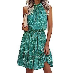 Summer Halter Neck Dress  | Amazon (US)