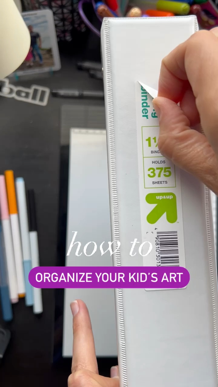 How to organize allllll the art 🖼️🤪

If your child is anything like mine, they are constantly bringing home papers from school and creating their own masterpieces at home. Now, what do you do with all of it?! We finally decided on a system that isn’t dramatic for her — throwing everything straight in the trash 😬 — but also allows us to not keep everything forever.

1️⃣ We ooh and aah over the new worksheet, painting, etc., with her. Who doesn’t love to hear how great they are?

2️⃣ We pen the date onto the back of the sheet and place it in a magazine file holder. That way we know when she made it for easy sorting later, and we have a place for things as they come in.

3️⃣ After a year (or whenever you run out of magazine file holder space), sort through the papers. Keep your favorites and recycle/trash the rest. Once there has been some time between creation and trash, we found our daughter didn’t mind as much and she had fun going through the pile with us.

4️⃣ Buy your organizing supplies. We used 1.5-inch binders to hold everything, but you can save more or less, and buy a binder that fits what you’re keeping. You’ll also need a three-hole punch and a paper cutter to trim larger pieces.

5️⃣ Sort the papers into binders and order them. We organized by year, which because her birthday is in July, also aligns pretty well with the school years.

6️⃣ Punch holes and add papers to the binders. If you have any odd-shaped items, you can slip them in the sleeves at the front of the binder. We really liked that the binders I got at Target had two sleeves in the front. We used one for larger items and one for smaller drawings.

7️⃣ Label your binders. You can just write on them, or write on paper and slip them into the covers. I opted to design little cover pages with photos of her from that year.

It feels so good to have the papers under control. I don’t know why it took us so long to actually get them in binders. Now she can look at her work without making a huge mess of papers everywhere, and we have a little binder of memories up on the shelf.

#LTKFamily #LTKHome #LTKKids