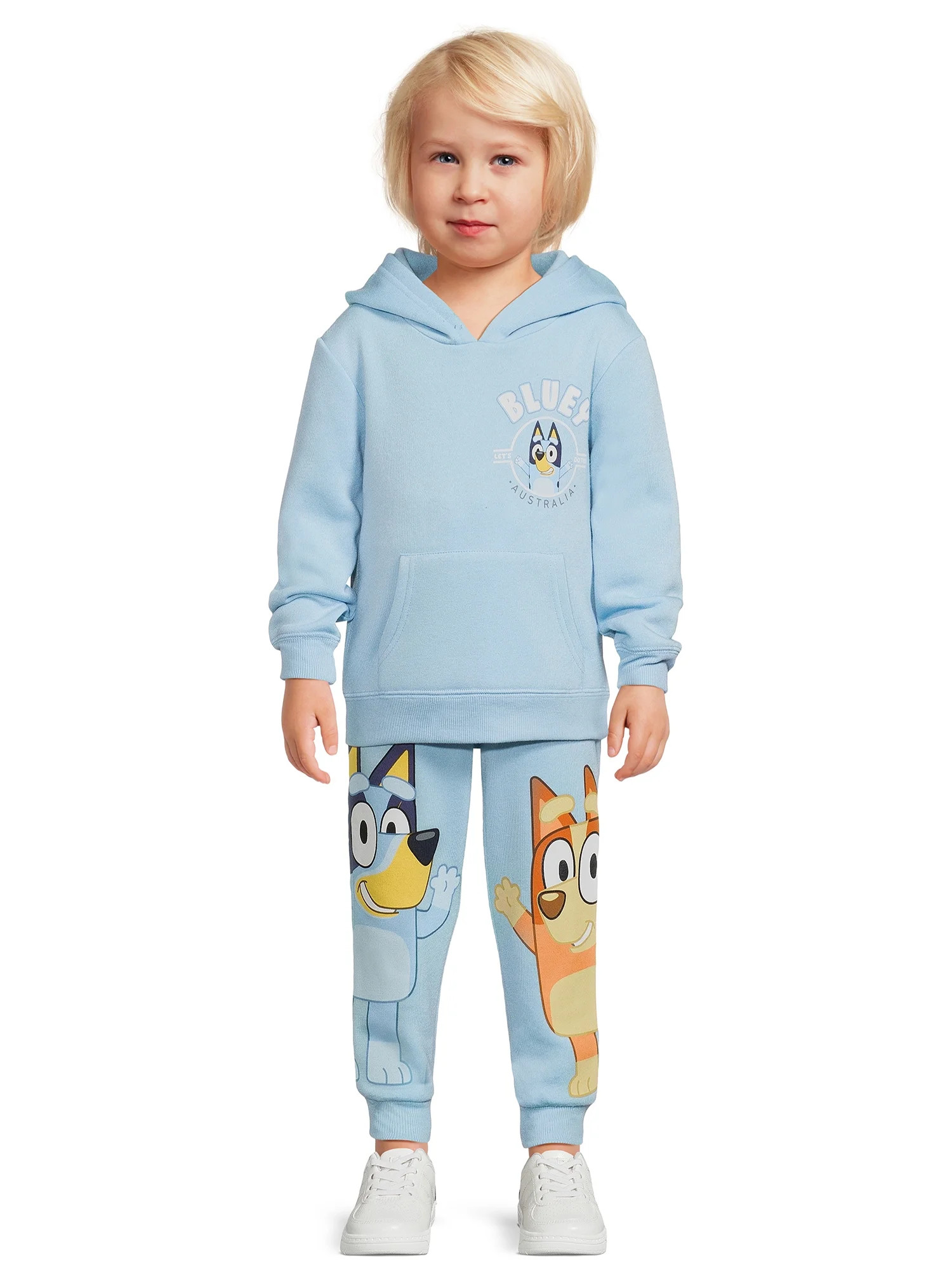 Bluey Toddler Boy Fleece Hoodie and Joggers Set, 2-Piece, Sizes 2T-5T | Walmart (US)