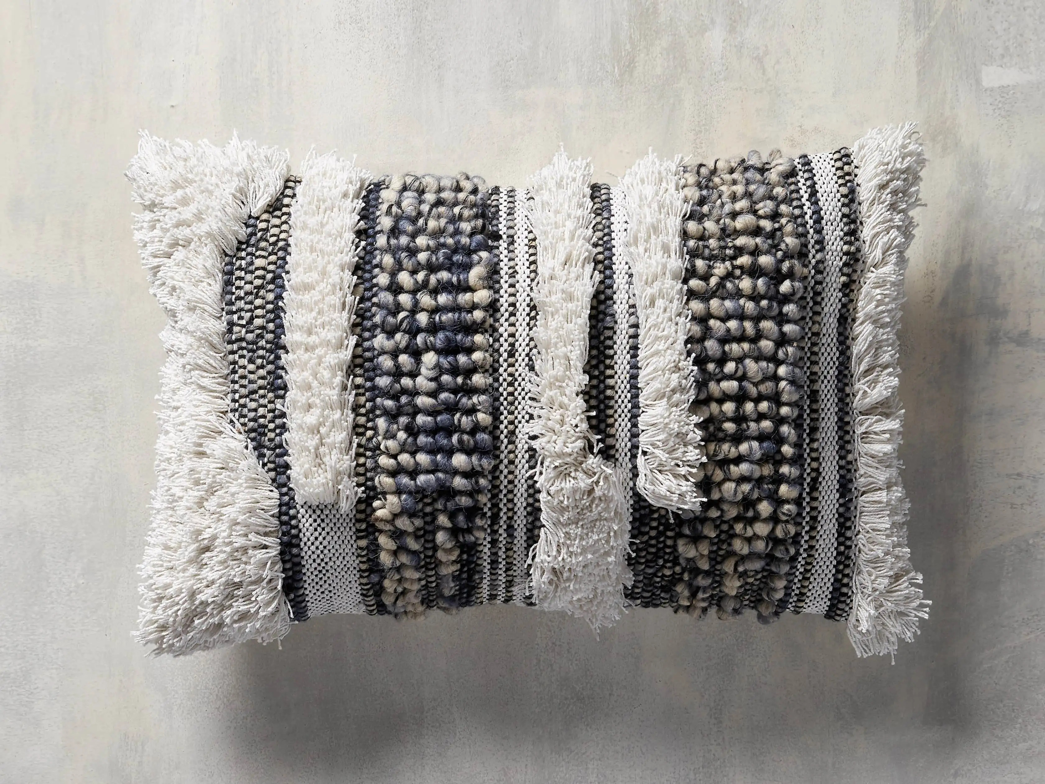 Boho Stripe Lumbar Pillow Cover | Arhaus