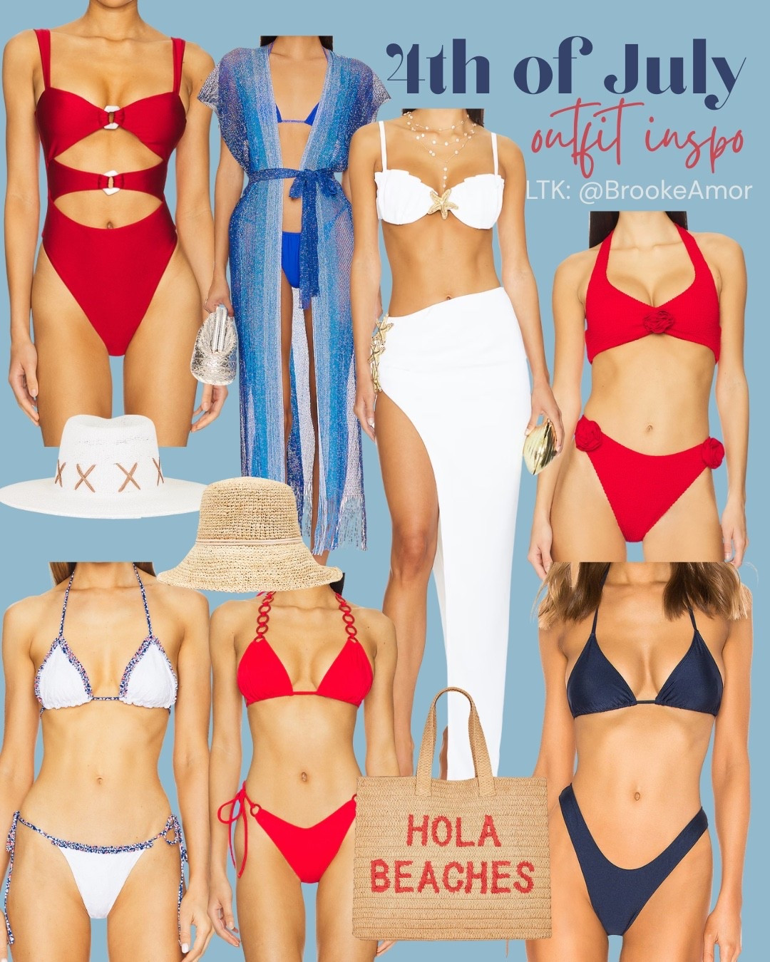 4th of July outfit inspo/ summer swimsuit looks!

#LTKTravel #LTKStyleTip #LTKSwim