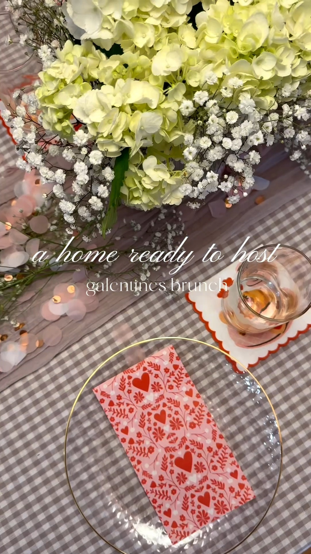 hosting a galentines brunch is my favorite event to host! some many fun decor ideas including streamers from the ceiling & confetti in the tablescape! most of the decor is from Amazon, HomeGoods, Crate & Barrel, & Anthropologie💌

#LTKHome #LTKValentine