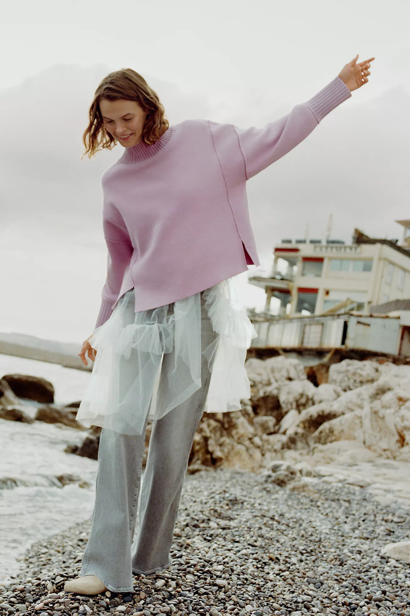 The Logan Turtleneck Sweater by Maeve | Anthropologie (US)