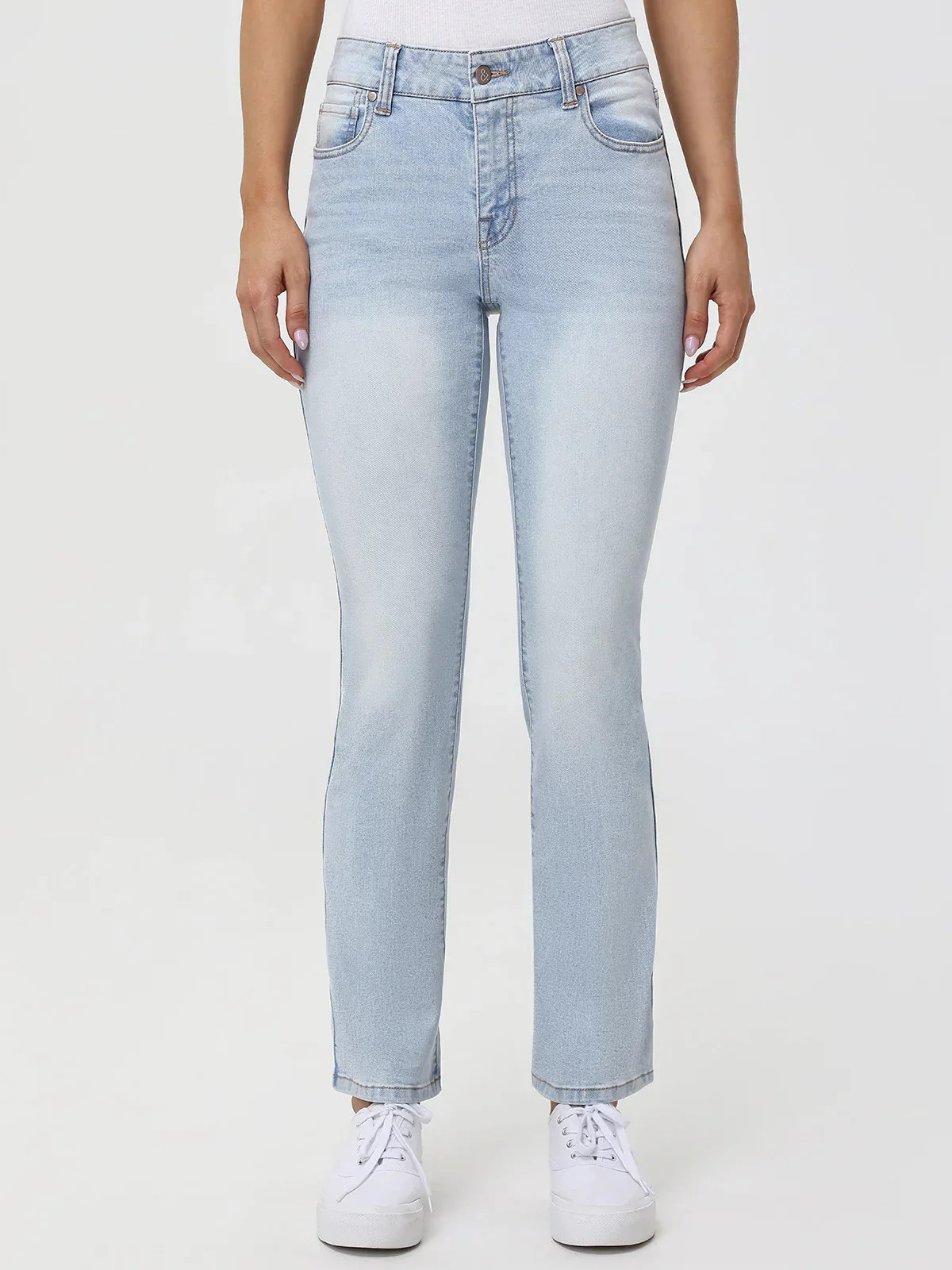 89th & Madison Bootcut Mid Rise Jean In Stevie Wash | 89th + Madison