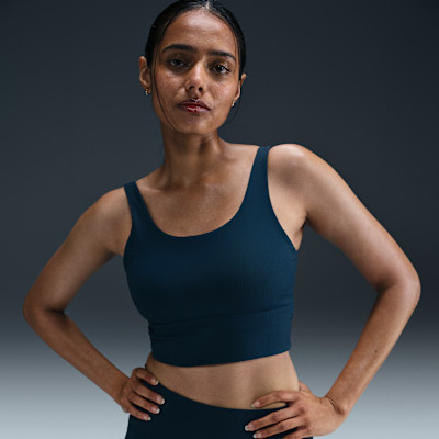 Sustainable MaterialsNike Zenvy RibWomen's Light-Support Padded Longline Sports Bra | Nike (US)