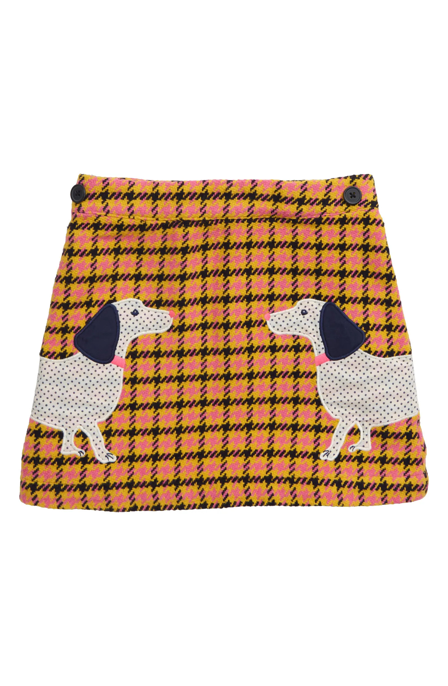 Houndstooth Appliqué Skirt | Nordstrom
