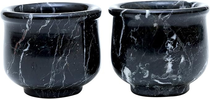 Shot Glass Antique Sake Glass Black Handmade Marble Tequila Bourbon Shot Glasses Set Sake Cups No... | Amazon (US)