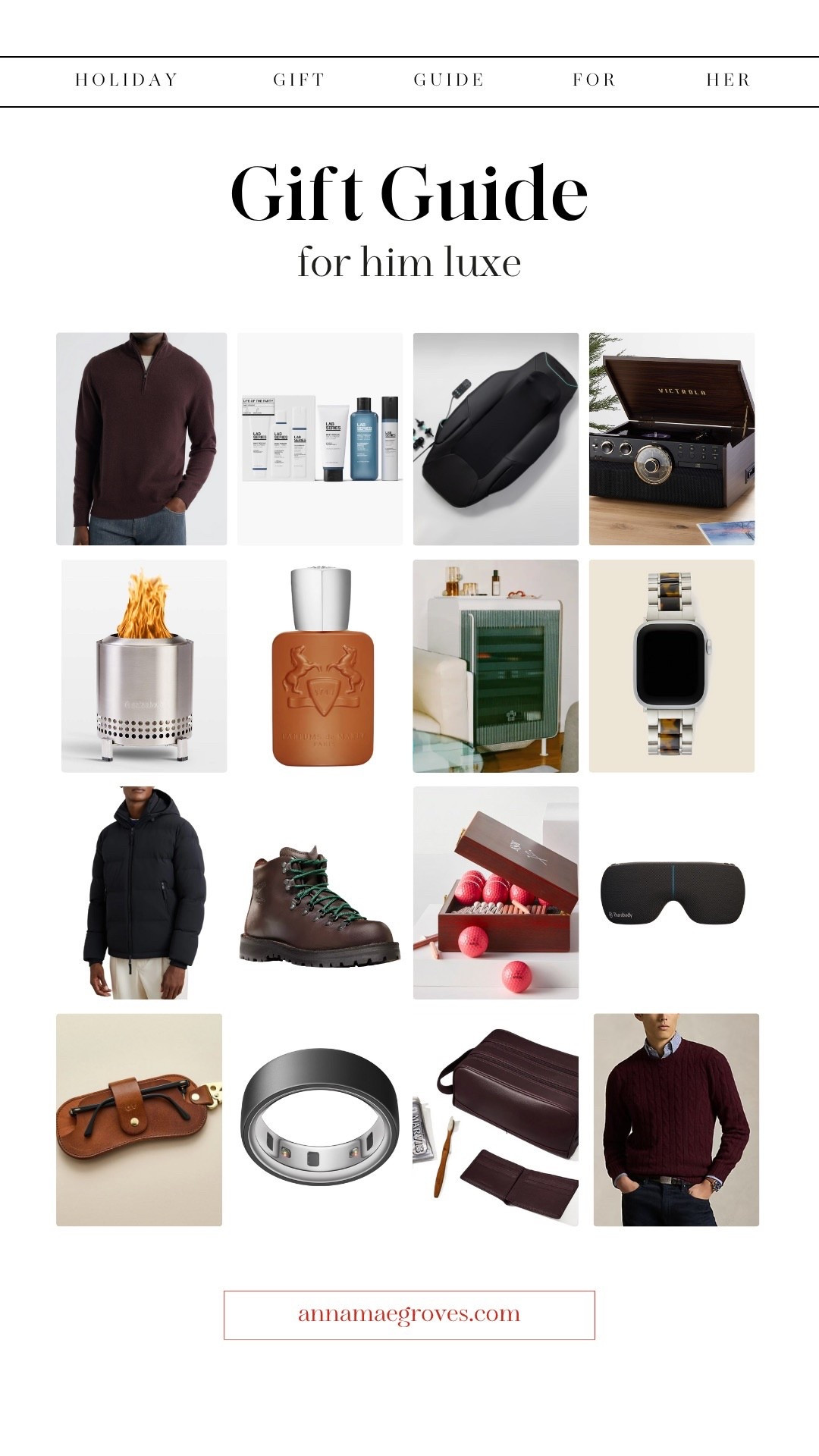 Gift guide for him luxe! Gifts for him that are worth the splurge! Whether he’s a golfer or a music lover there’s a gift for him! Shop my specifically curated gift guides to make your holiday season so much easier! 

#LTKMens #LTKHoliday #LTKGiftGuide