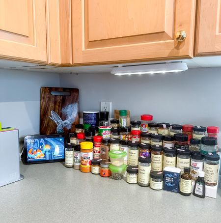 Might have too many spices! If you have as many as me and want to save some space and be organized, a spice shelf is so key. I also alphabetize my spices so it’s easy to know what I’m out of and need to restock! 

#homeorganization

#LTKhome #LTKfindsunder50