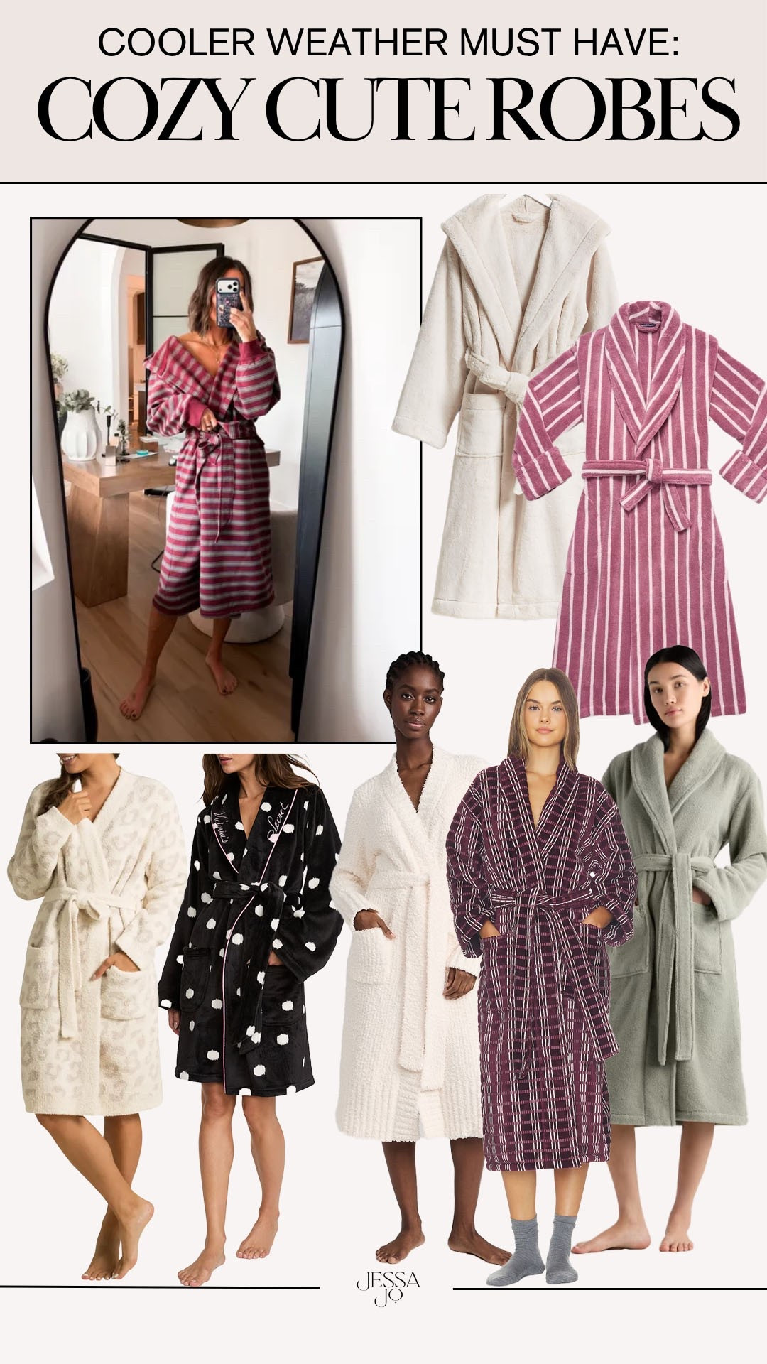 Cozy cute robes I’m loving! Fall robe. Trendy cozy robe. Striped robe. Polka dot robe.

#LTKSeasonal #LTKootd #LTKgrwm