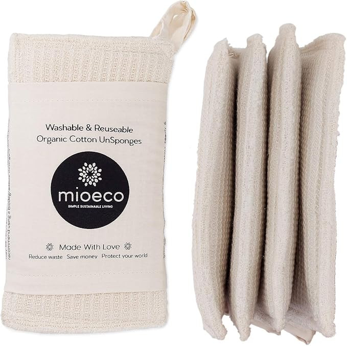 Kitchen Natural Sponges Non Scratch  - Nature Friendly Sponges for Dishes - Natural Organic Reus... | Amazon (CA)
