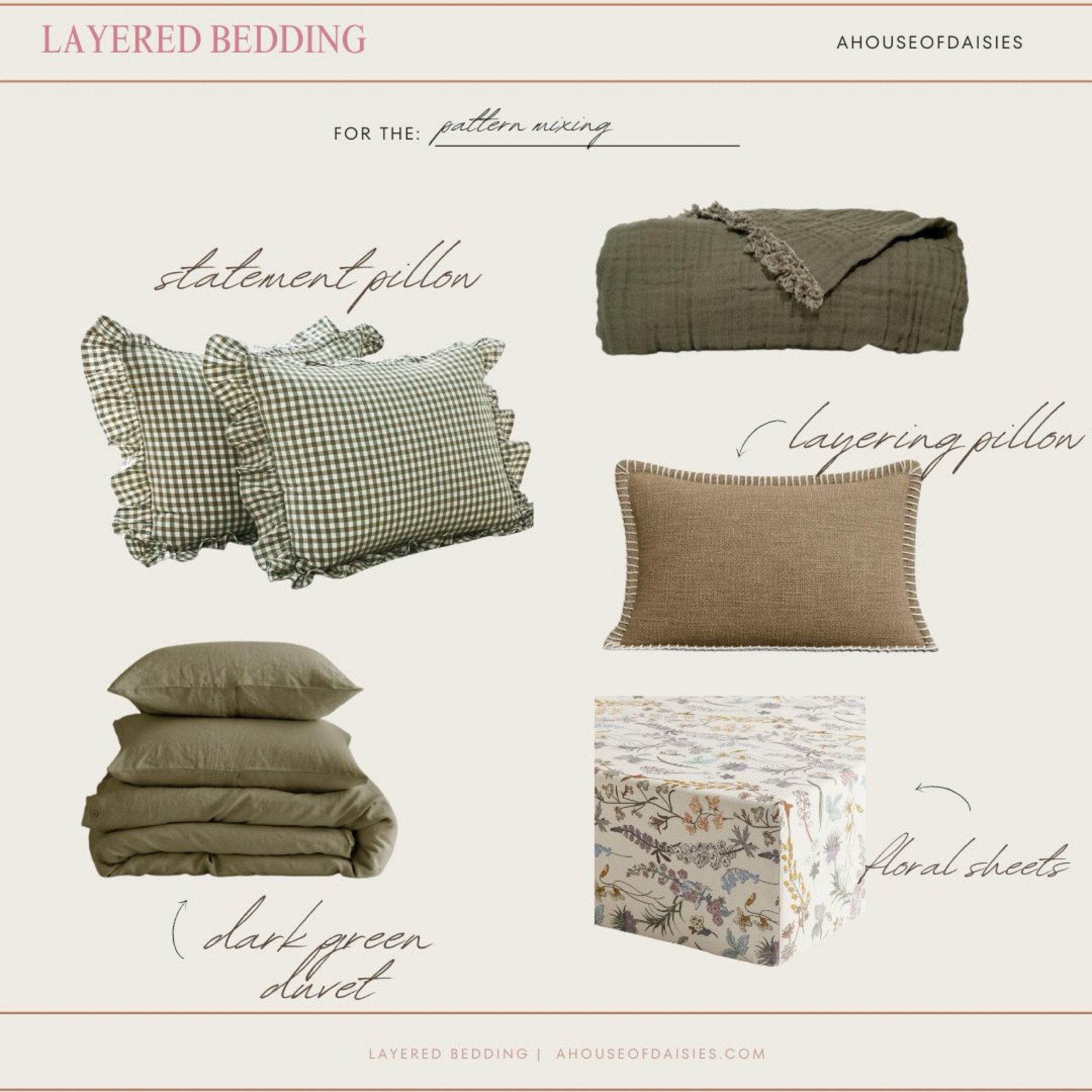 Fall bedding, green bedding, bedroom refresh, bedroom decor, gingham bedding 

#LTKFindsUnder50 #LTKStyleTip #LTKHome