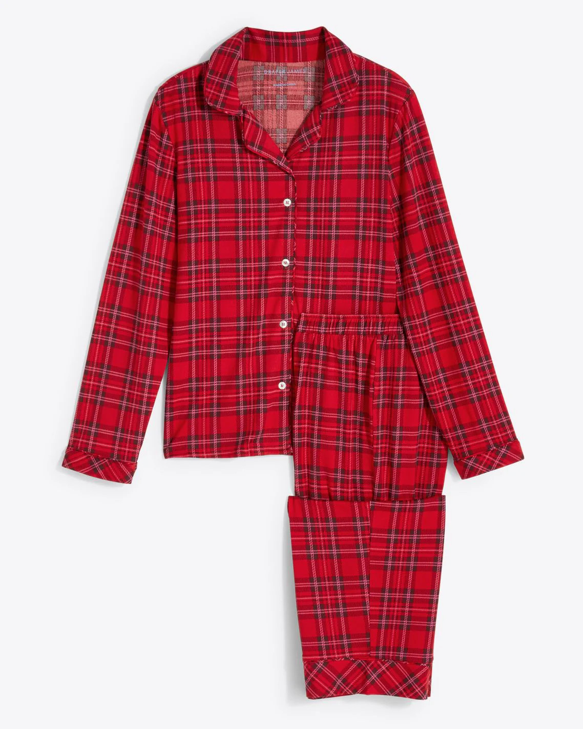 Linda Pajama Set in Elle Plaid | Draper James (US)