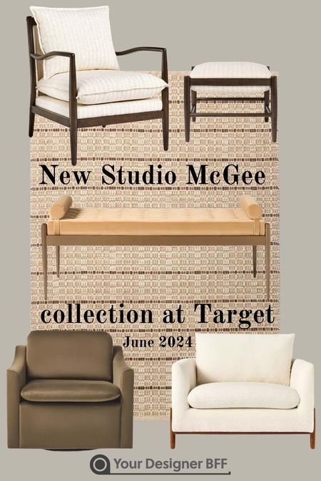 Target, Studio McGee, June 2024, Wood Frame Pillow Top Accent Chair Cream, Oversized Accent Chair Cream Faux Shearling, Fully Upholstered Swivel Chair Dark Brown, Area Rug, Wood Frame Pillow Top Ottoman Cream, Cocktail Ottoman, Tufted Bench.

#LTKSeasonal #LTKHome #LTKFamily
