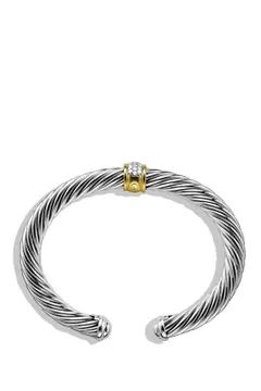 Cable Classics Bracelet with Diamonds & 18K Gold, 7mm | Nordstrom