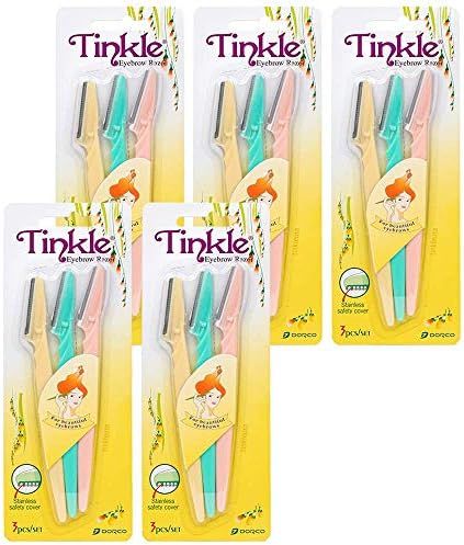 TINKLE DORCO EYEBROW RAZOR, 5 PACKS (15 RAZORS) | Amazon (US)