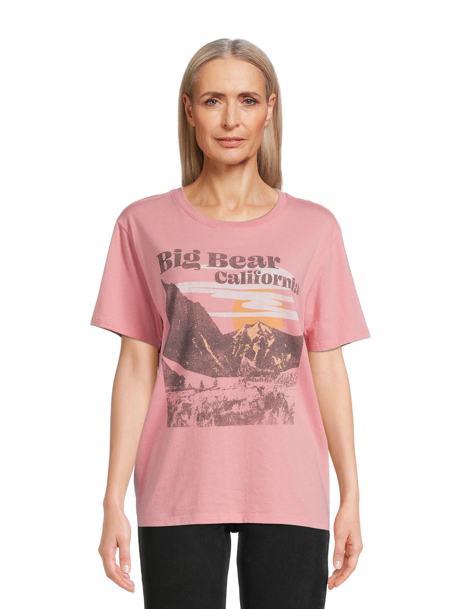 Time and Tru Women's Destination Graphic T-Shirt | Walmart (US)