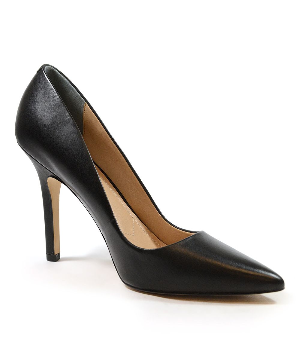 Charles by Charles David Women's Pumps BLACK - Black Sweetness Leather Pump - Women | Zulily