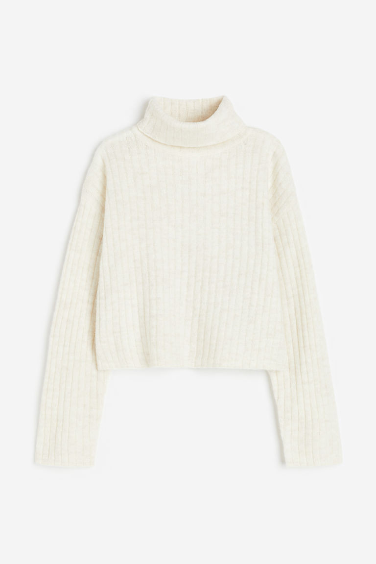 H & M - Turtleneck Sweater - White | H&M (US + CA)