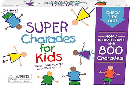 Super Charades for Kids Board Game - The 'No Reading Required' Family Game by Pressman | Amazon (US)