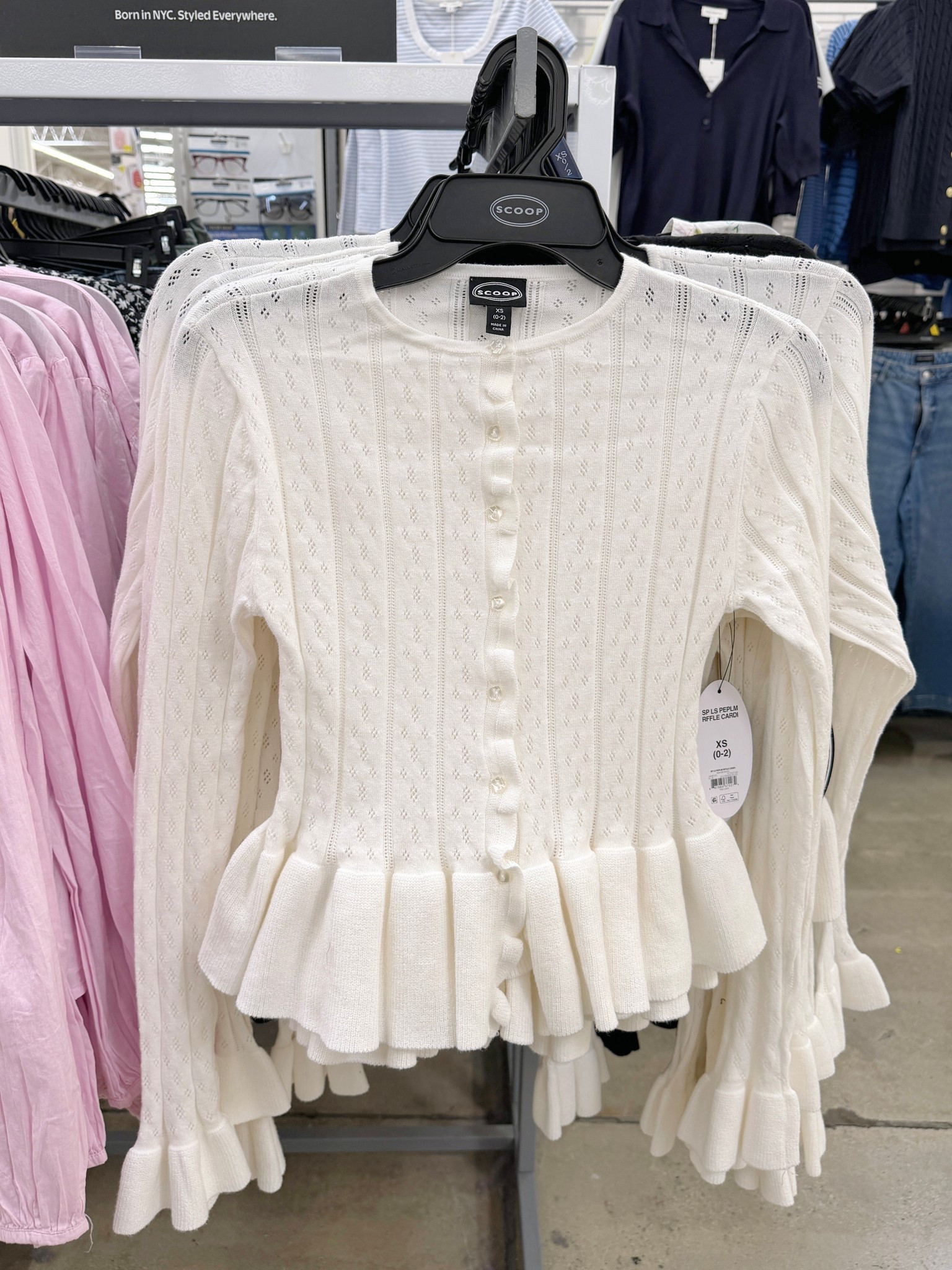 Spring layers but make it feminine! 💕 The Scoop Peplum Ruffle Cardigan is such a cute cropped style — lightweight, girly, and perfect for the season. 🌸 I love the soft ruffle detail and flattering peplum shape. So easy to dress up over a spring dress or keep it casual with jeans. 🤍 Comes in a few different colors and it’s stylish and affordable. Linked this one plus similar spring-ready cardigans to shop! 🛍️ #AffordableFashion #SpringFashion #WalmartFashion

#LTKootd #LTKPetite #LTKSeasonal