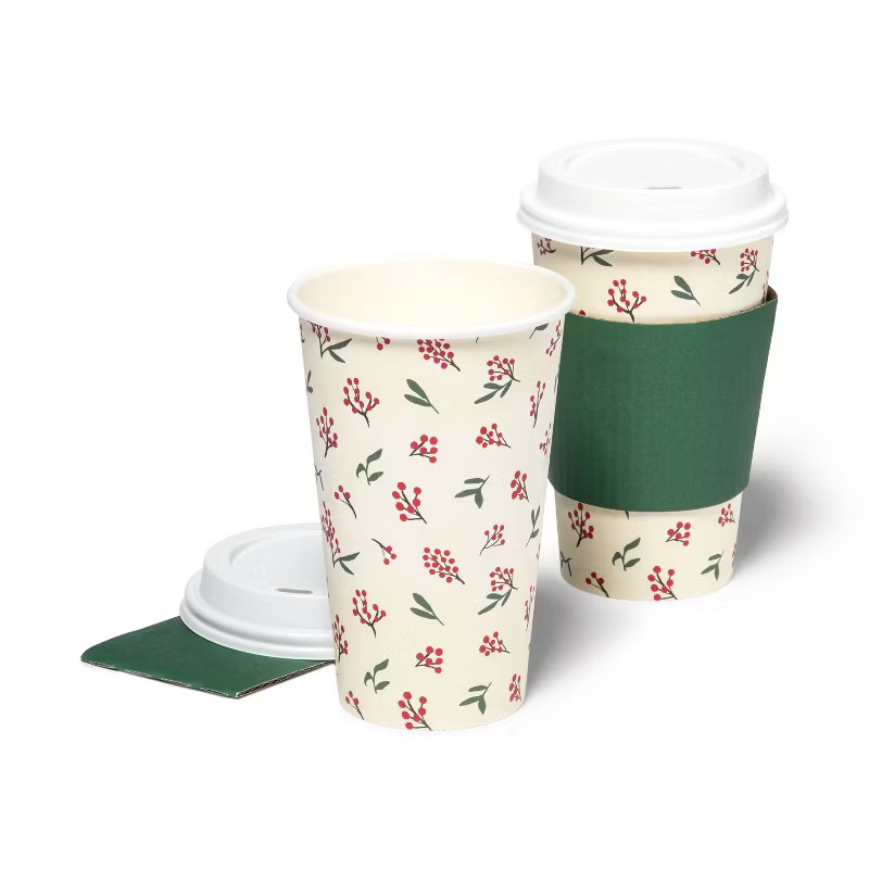 Holiday Disposable Drinkware Hot Cup - 16oz/10ct - up & up™ | Target