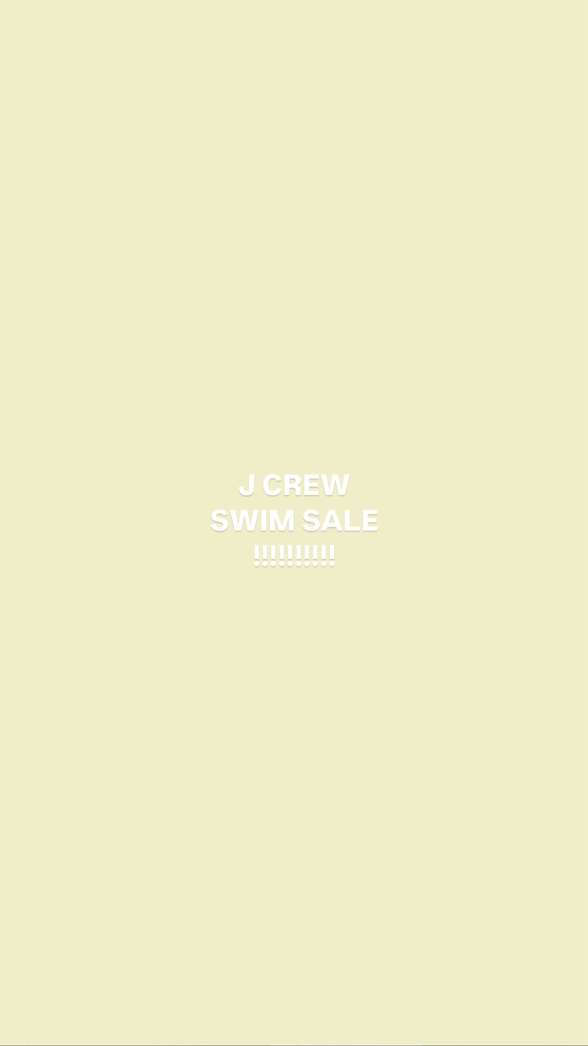 J CREW SWIM SALE 

#LTKSwim #LTKFindsUnder100 #LTKSeasonal