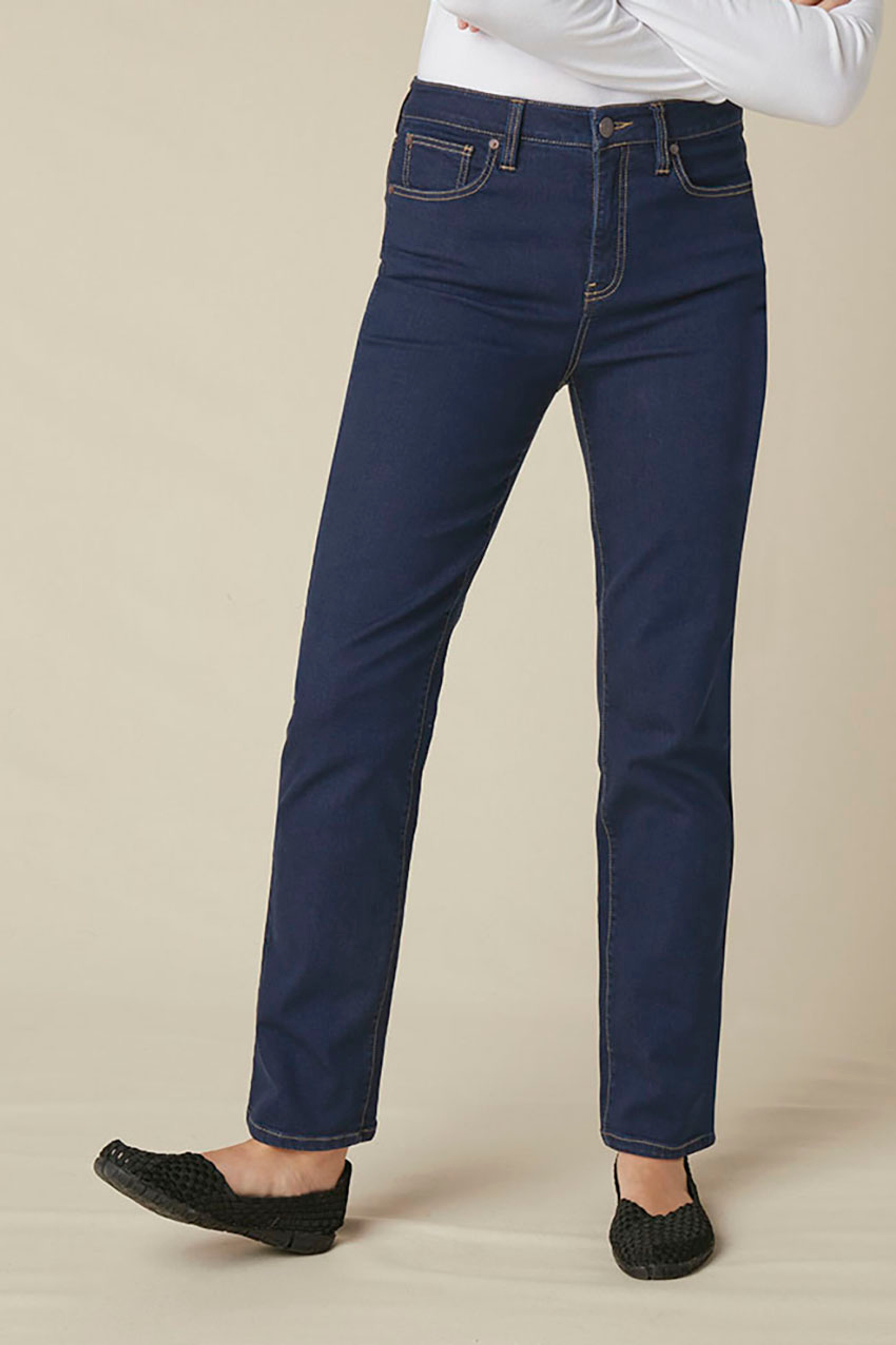 ShapeMe® High Rise Straight-Leg Jeans | Coldwater Creek