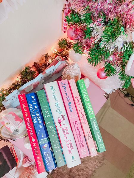 Holiday Hopefuls aka my December TBR List! 🎄📚I’m so excited for a few holiday romances on my list and some other books too. I feel like these are the perfect combo of festive reads and other books. 🎁 Hope I can get through these and I’m looking forward to this reading list for the month. 😊

📖Want To Read📖
🏈The Cheat Sheet is on this months TBR. I sort of classify books that have ballet in them a bit festive. Since The Nutcracker was a big part of my childhood and reminds me of Christmas I wanted to add this in. 🩰

💋Kisses & Croissants is another ballet book and it just seemed fitting to read this month. 🥐

🧠Love On The Brain is on the list because I read the Love Hypothesis this time last year and so I want to read this one this year. 💗

💖A Merry Little Meet Cute is a book I’m excited for. I bought it a couple months ago and it sounds so interesting and so hyped up so hopefully I like it too. 💞

🎁One Last Gift was a Target find and when I read the back it sounded really good. 🎀

🌲 Meet Me Under The Mistletoe another cute holiday romance to read plus the cover is stunning. I can’t wait for this one ❄️

🎅🏻All I Want For Christmas the last holiday romance on my list and it sounds so cute and festive. ☃️

Such a fun TBR this month! I’m so excited for this months festive and holiday TBR!🎄
