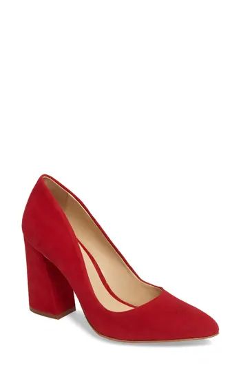Women's Vince Camuto Talise Pointy Toe Pump, Size 6 M - Red | Nordstrom
