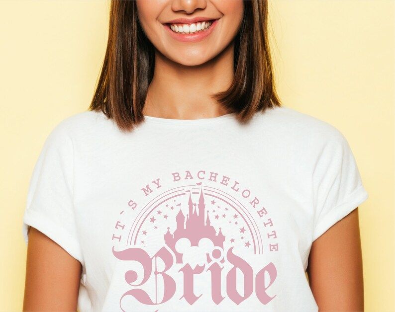 Disney bachelorette shirts Disney bride shirt Disney bride squad shirt Disney Bachelorette Party ... | Etsy (US)