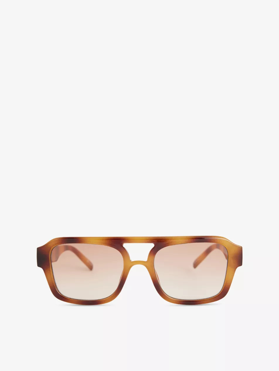 Subzero Aviator-Frame Acetate Sunglasses | Selfridges
