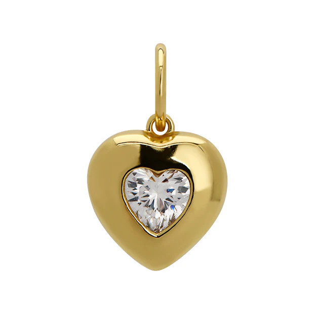 CZ Heart Charm | Goldbug Collection