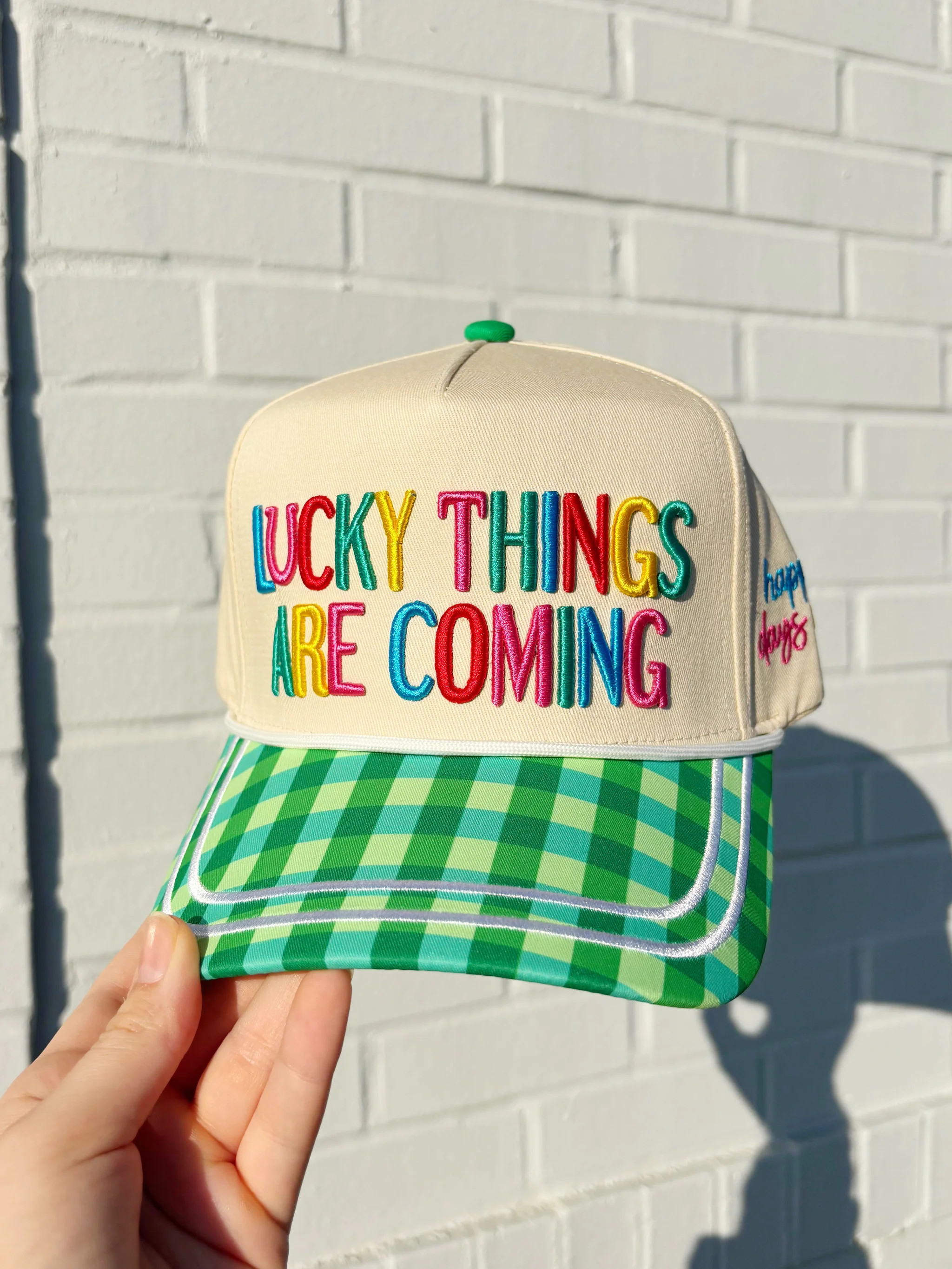 Lucky Things Are Coming Hat - Pre Order | Poppy & Pine