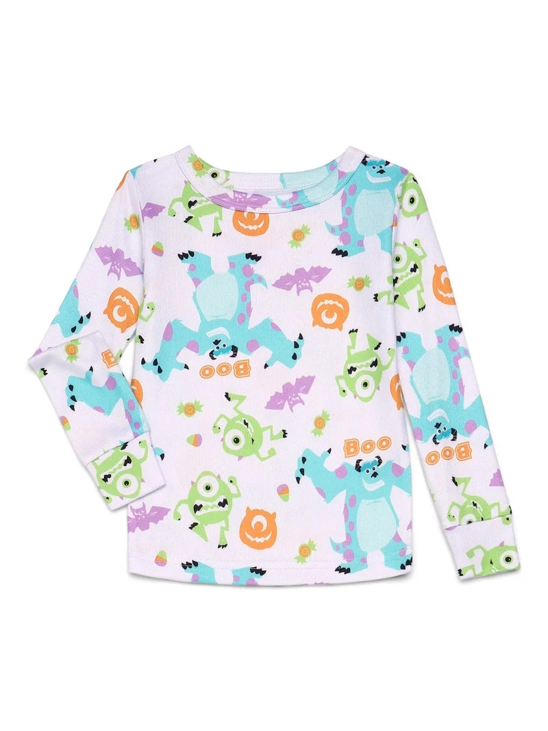 Monsters Inc. Toddlers' Halloween Pajama Top and Pants Set, 2-Piece, Sizes 12M-5T | Walmart (US)