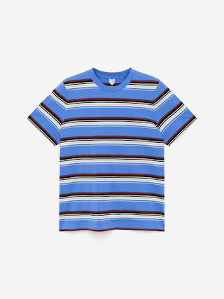 LILY Signature T-Shirt – Blue/Striped – Women – ARKET GB | Arket UK