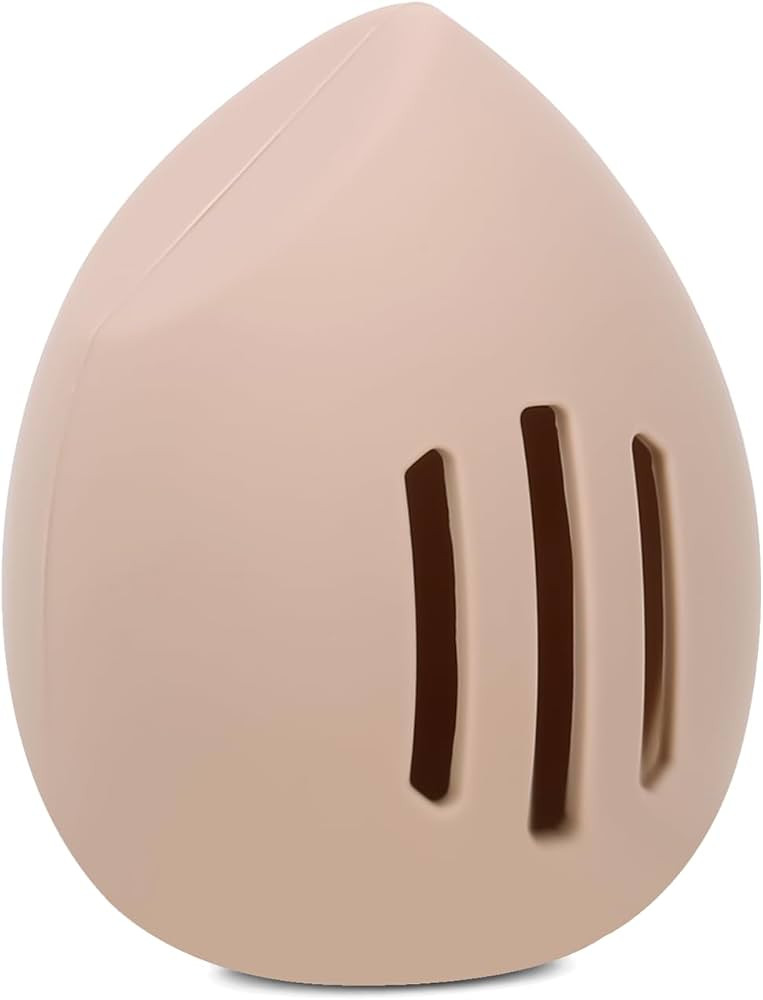 Makeup Sponge Holder,Double-sided 3-line Vented Silicone Beauty Blender Holder for Travel, Fit Al... | Amazon (US)