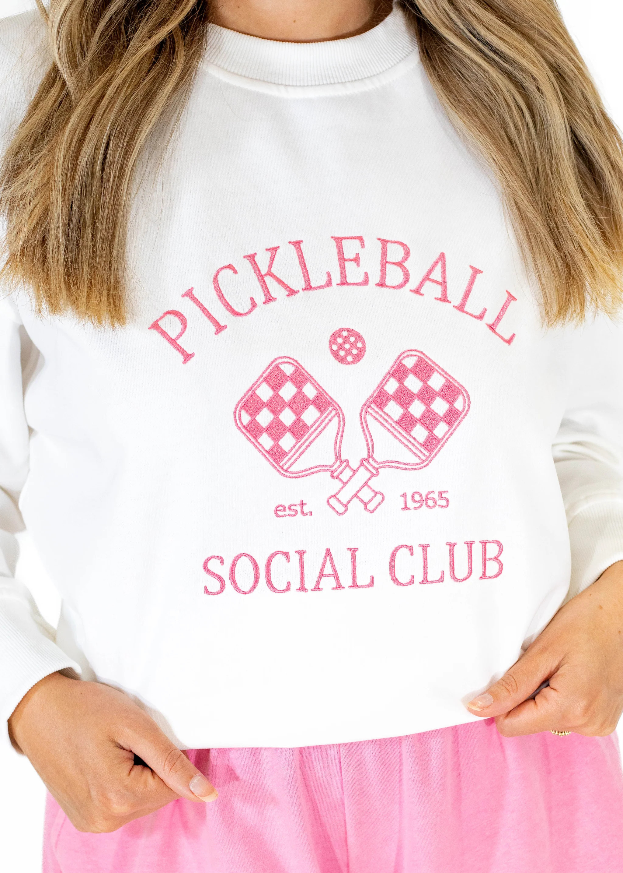 Pickleball Social Club Sweatshirt | Aqua B Boutique