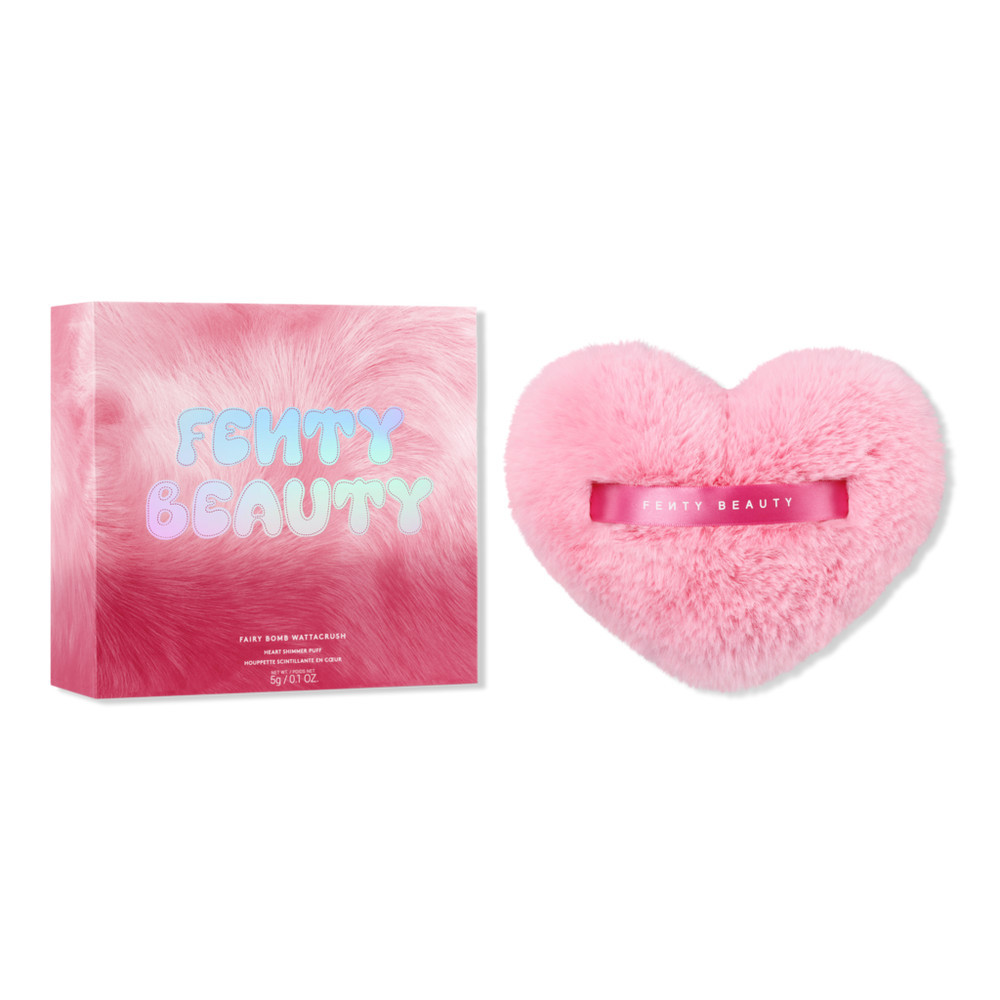 FENTY BEAUTY by Rihanna Limited Edition Fairy Bomb Wattacrush Heart Shimmer Puff - WATTABRAT | Ulta